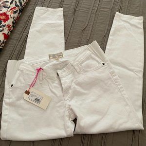 NWT CURRENT/ELLIOTT HATCH NEARLY SKINNY MATERNITY JEAN WHITE SUGAR 29 $248